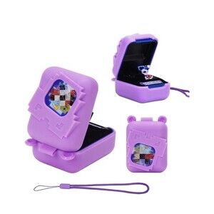 Silicone Case for Bitzee Magicals Interactive Toy Digital Pet and Case, Purple